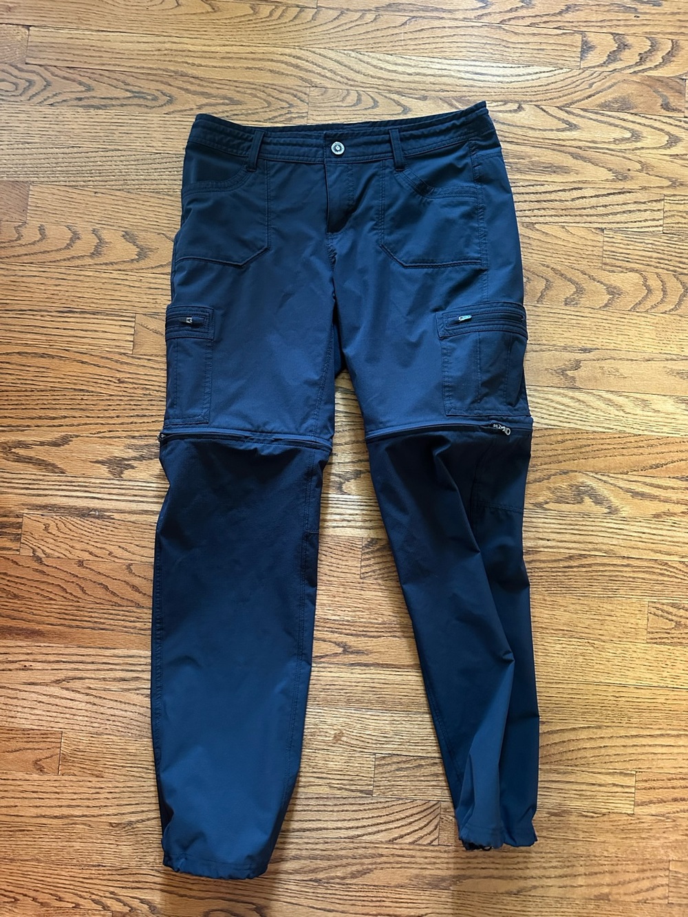 Women’ Kuhl Black Convertible Cargo Pants Size 8